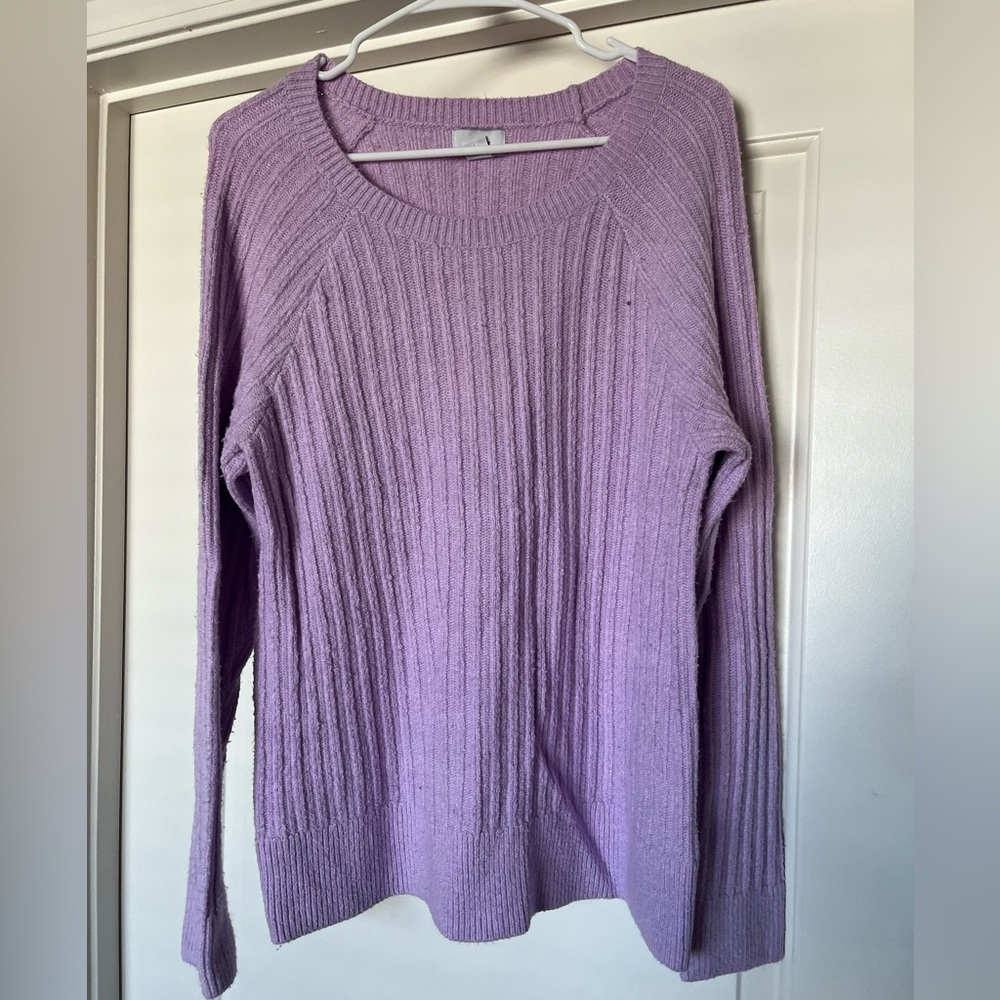 Old Navy Large purple sweater. Cute and comfortable.